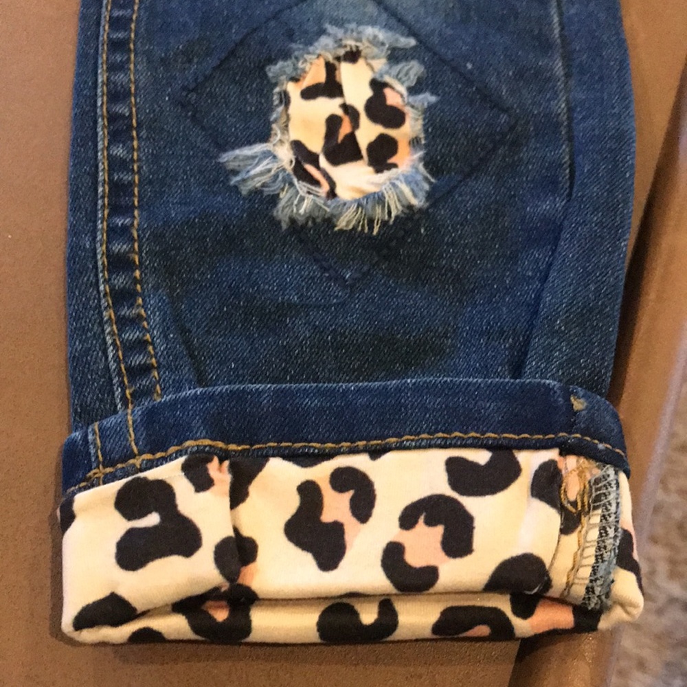 Girls Thanksgiving 2 piece set with jeans and long sleeve top pumpkin fall NWT - Picture 7 of 13